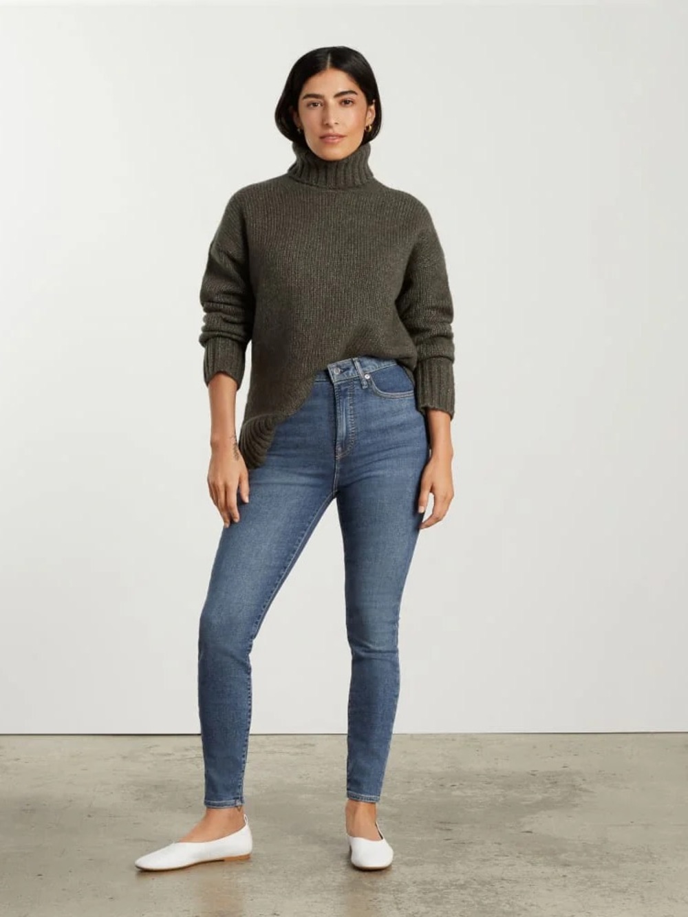 Everlane The Way High Skinny Jeans in Authentic Blue Size: 28, NWT